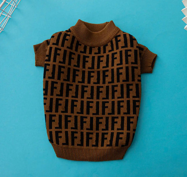 Doggie Haute Couture Furendi Cozy Knit Dog Sweater | Warm Everyday Dog Sweater