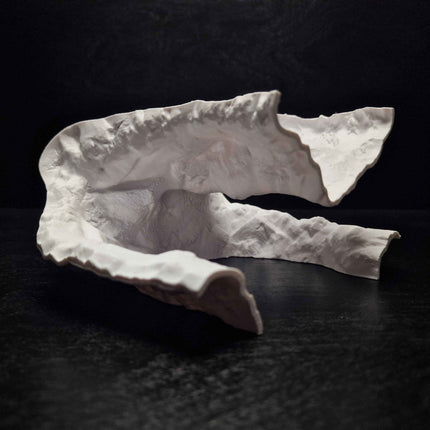 3D Printed Terrarium Cave Passageway - Customizable – Aquarium Cichlid, Pleco, Gecko Hideout - "Bridge Under Troubled Waters" Model