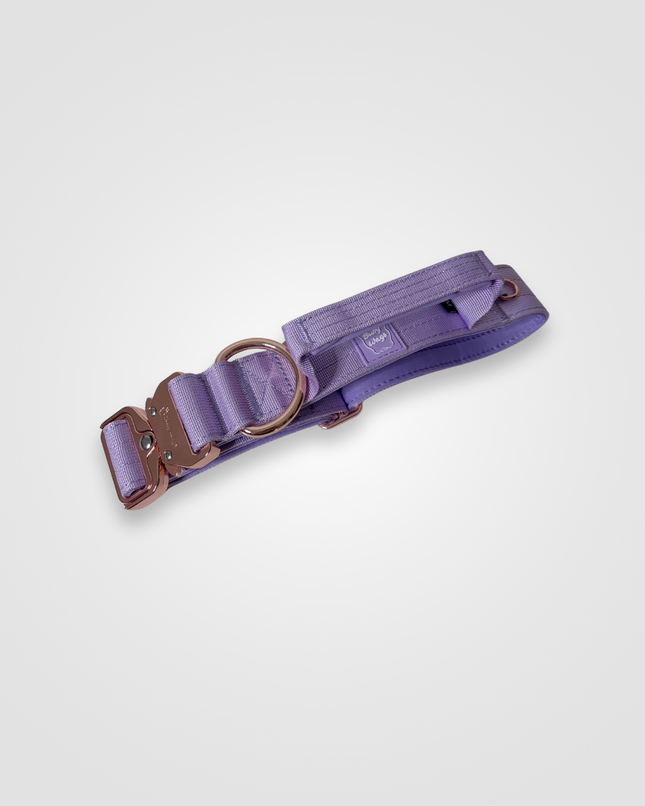 1.5" Tactical Collar with Handle - Lilac