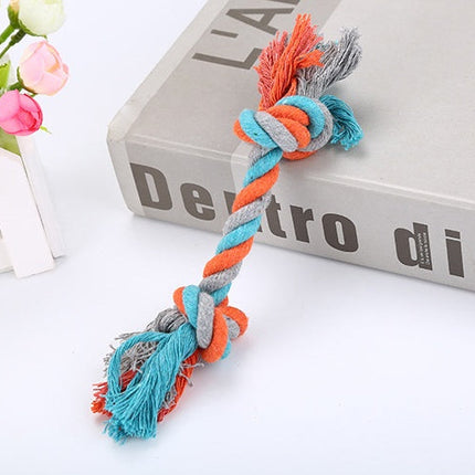 Cotton Rope Dog Toy - Durable Knot Chew & Tug Toy for Dogs