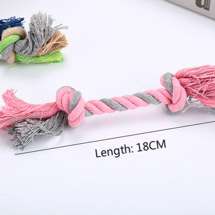 Cotton Rope Dog Toy - Durable Knot Chew & Tug Toy for Dogs