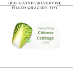 100% Catnip Filled - 
Chinese Cabbage Cuddle Toy 11CM