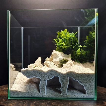 3D Printed Aquascape Cave – Multi-Chamber Reptile Hiding, Fish Shelter - "Take Your Pick" Model