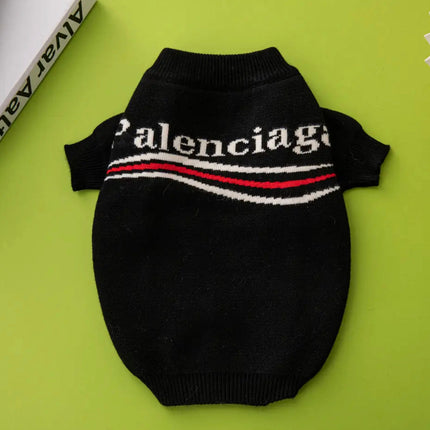 Pawlenciaga Dog Sweater | Knit Dog Sweater