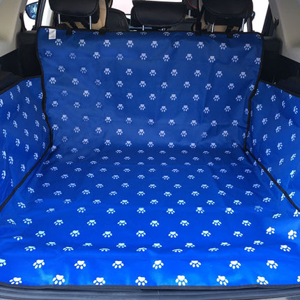 Dog Car Hammock Seat Cover – Waterproof Oxford Pet Travel Mat with Safety Harness