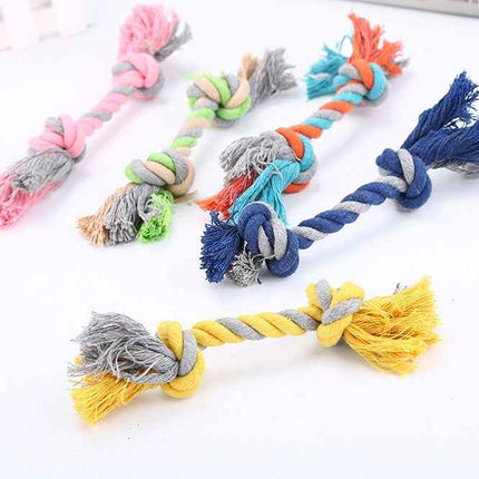 Cotton Rope Dog Toy - Durable Knot Chew & Tug Toy for Dogs