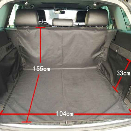 Dog Car Hammock Seat Cover – Waterproof Oxford Pet Travel Mat with Safety Harness