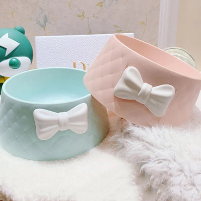 Bella Bow Dog Bowl | Pet Feeding Bowl