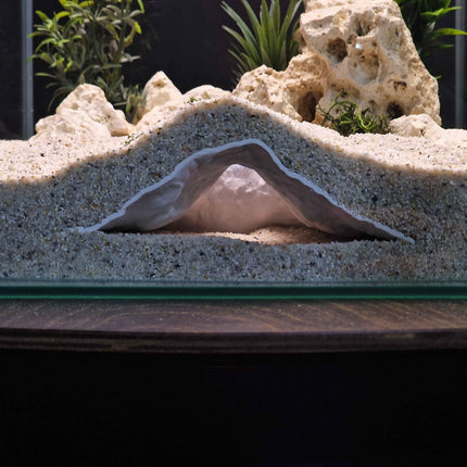 Terrarium Decor – Hideout Cave for Terrarium, Aquarium - Customizable Sizing - "One Way Inn" Model