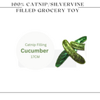 100% Catnip Filled -
Cucumber Cuddle Toy
17CM