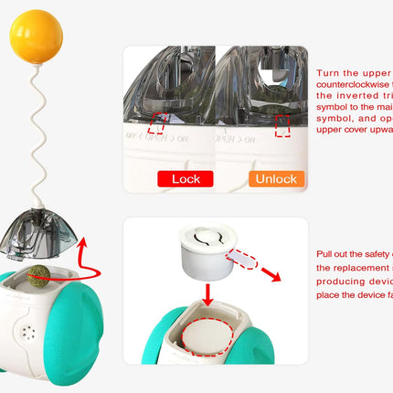 Pet Interactive Wobble Squeaky Toy