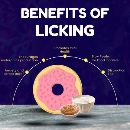 Glazed Donut™ Lick Mat & Spatula