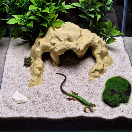 3D Printed Terrarium Reptile and Fish Cave | Natural Desert Rock Hideout - "Three Ways Home" Model
