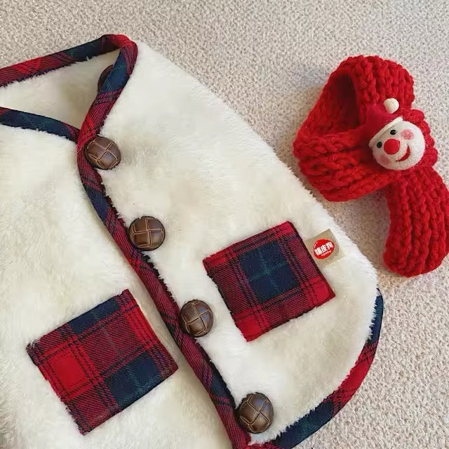 Doggie Haute Couture Jimmy Dog Sweater & Scarf – Winter Outfit for Dogs