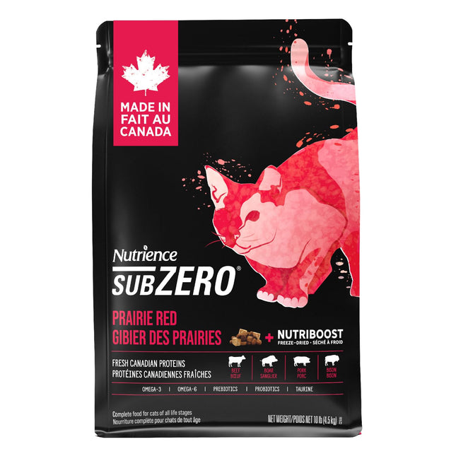 Nutrience Subzero High Protein Cat Food, Prairie Red, 4.5 kg