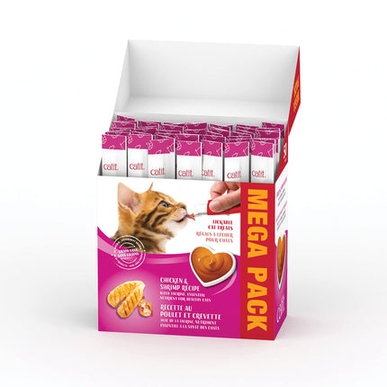 Catit Creamy Cat Treats, Chicken & Shrimp, 50 Tubes