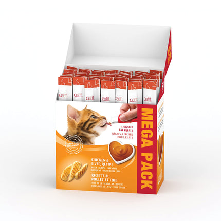 Catit Creamy Cat Treats, Chicken & Liver, 50 Tubes
