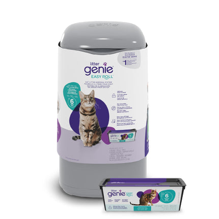 Litter Genie Easy Roll Pail with Refill, 24 Bags