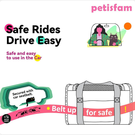 Soft Pet Carrier for Medium Cats and Small Dogs with Cozy Bed, 3 Doors, Top Entrance | Airline Approved, Escape-Proof, Breathable, Leak-Proof, Easy Storage (Pink)