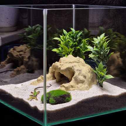 3D Printed Terrarium Reptile and Fish Cave | Natural Desert Rock Hideout - "Three Ways Home" Model