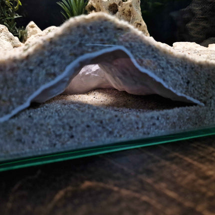 Terrarium Decor – Hideout Cave for Terrarium, Aquarium - Customizable Sizing - "One Way Inn" Model