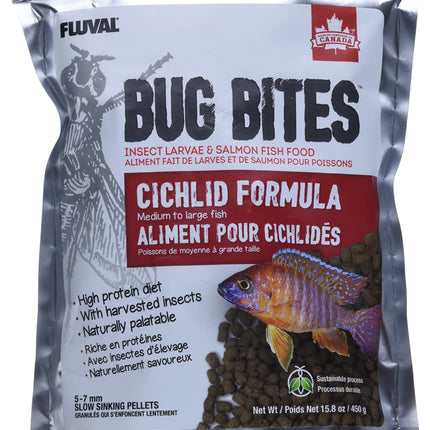 Fluval Bug Bites Cichlid Formula, 450 g