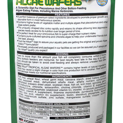 Hikari Tropical Algae Wafers Fish Food for Plecostomus & Algae Eaters, 8.8 oz (250g) 🍁 All In One Marketplace Canada