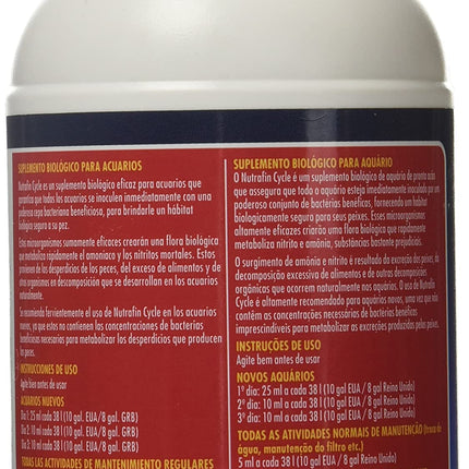 Nutrafin A7904 Cycle Biological Filter Supplement, 17-Ounce
