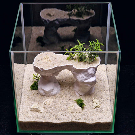 3D Printed Arch Hideout – Aquascape, Terrarium Rock Feature for Cichlids, Plecos, Reptiles - "Arc de Triomphe" Model