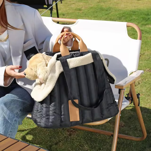 Doggy Haute Couture Bailey Pet Carrier – Luxury Dog Carrier Bag