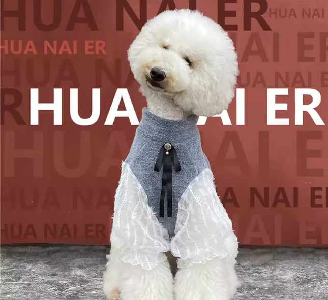Doggie Haute Couture Poodle Dog Sweater | Dog Sweater for Large Dogs
