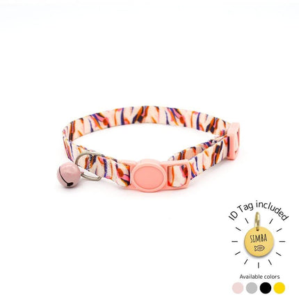 Breakaway Cat Collar Abstract – Personalized with ID Tag