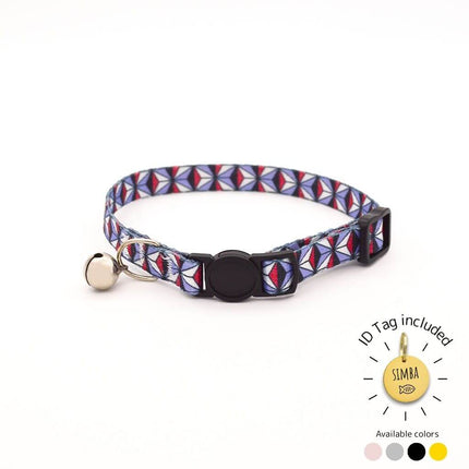 Breakaway Cat Collar Abstract – Personalized with ID Tag