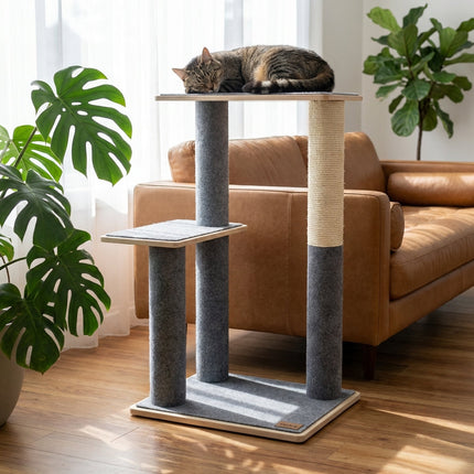 Noba Animal Co. Modern Plywood 2-Level Cat Tree