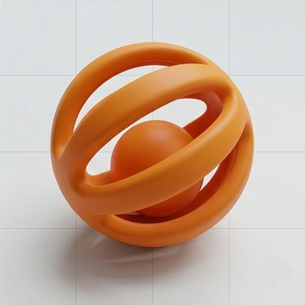 Ball-in-Ball Interactive Toy for Cats & Small Dogs