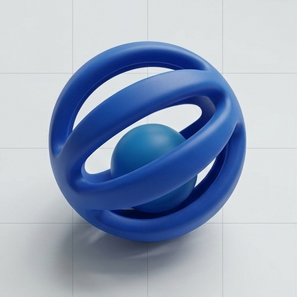 Ball-in-Ball Interactive Toy for Cats & Small Dogs