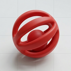 Red / Cagey / Medium: 5cm (2in)