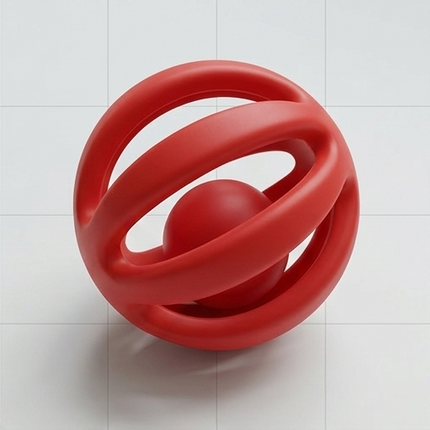 Ball-in-Ball Interactive Toy for Cats & Small Dogs