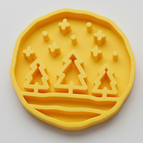 Yellow / Medium: 15 cm diameter - 2 cm depth