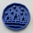 Blue / Medium: 15 cm diameter - 2 cm depth