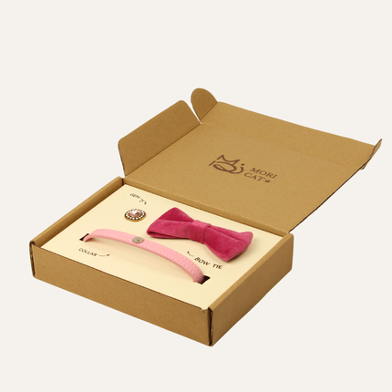 MoriCat Premium Gift Bundle Box with Vintage Bronze Gem in Rose
