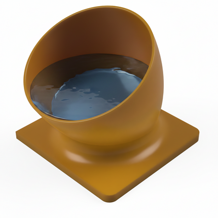 Designer Pet Bowl for Dogs & Cats | Modern Food & Water Bowl