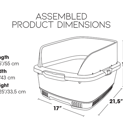 Noba Animal Co. Cateco Odour-Eliminating Cat Litter Box Starter Kit