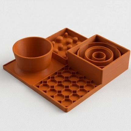 Dining Station™ Slow Feeder & Water Bowl