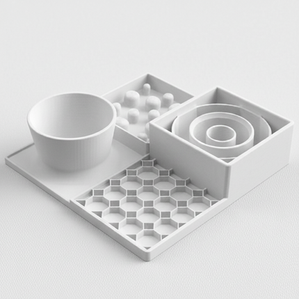 Dining Station™ Slow Feeder & Water Bowl