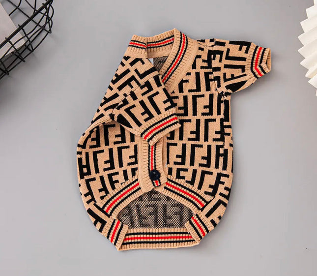 Doggie Haute Couture Furendi Cozy Dog Cardigan | Everyday Layering Sweater