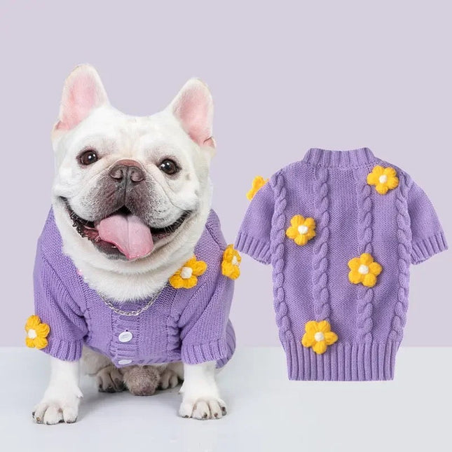 Doggie Haute Couture Lavender Dream Sweater