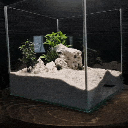 Terrarium Decor – Hideout Cave for Terrarium, Aquarium - Customizable Sizing - "One Way Inn" Model