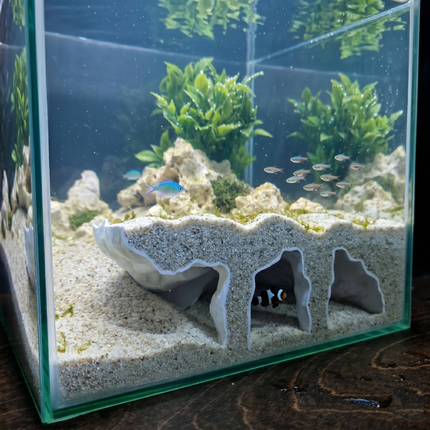 3D Printed Aquascape Cave – Multi-Chamber Reptile Hiding, Fish Shelter - "Take Your Pick" Model