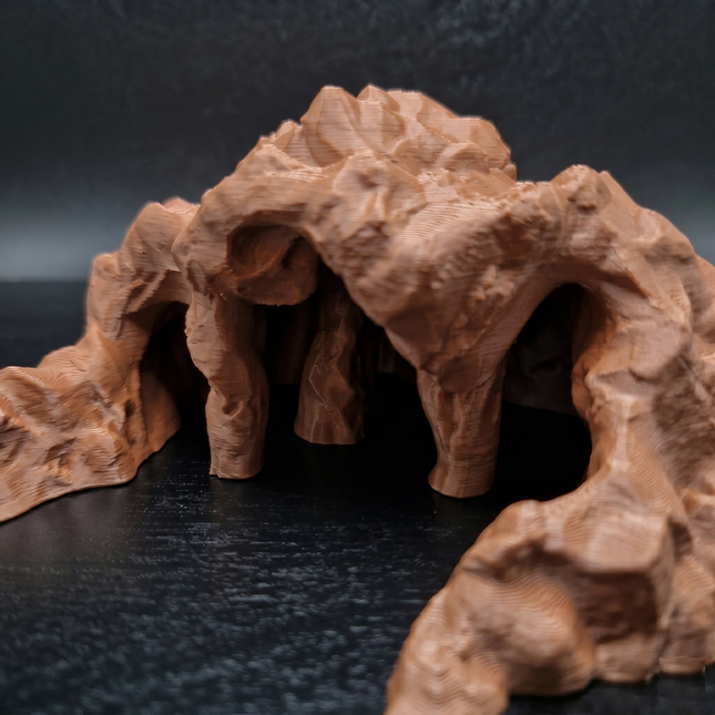 PhD Aqua Fabrication 3D Printed Terrarium Reptile and Fish Cave | Natural Desert Rock Hideout - "Three Ways Home" Model